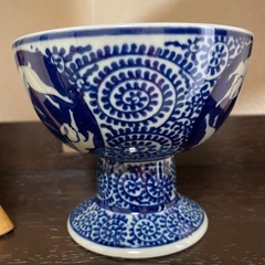 【お取引終了】陶器　盃洗・高台鉢・器・置物の画像