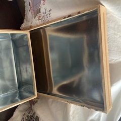【取りに来てくださる方】茶箱X3(収納ボックス・押入れ収納)の画像