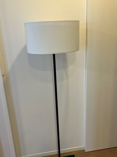 無印良品 ショップ フロアライト用スチールスタンド シェード付き