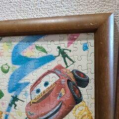 ◯DISNEYジグソーパズル完成品額付きの画像