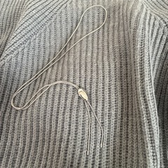 ユナイテッドアローズループタイ　ネックレスの画像