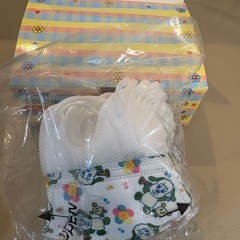 ワンワンのキッズマスク（2～3歳用）の画像