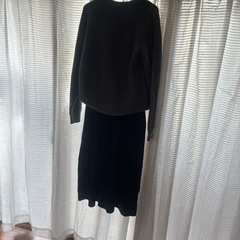 ニットワンピースの画像