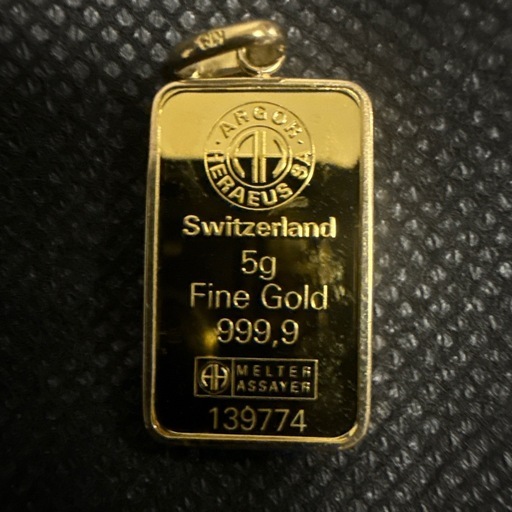 純金ペンダント　喜平トップ