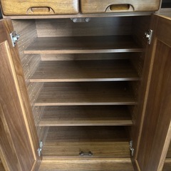 11／20削除、引き取り限定⭐︎木製下駄箱の画像