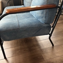 デニム ソファの画像