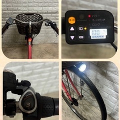 🌸バッテリー最高レベル容量🌸電動自転車　ヤマハ　パスバビー　新基準　🌼8.7Ahリチウムバッテリー🌈オレンジ11の画像