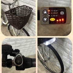 🌸美品🌸室内保管🌈バッテリー良好🌸パナソニック　ビビ　🌸電動自転車ホワイト11の画像