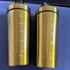 【本日限定】マイプロテイン　ゴールデンメタルシェイカー　　　の画像