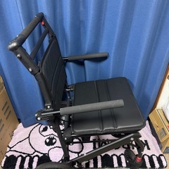 車椅子 1度使用　介助用 折り畳み 車いす 軽量 コンパクトの画像