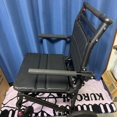車椅子 1度使用　介助用 折り畳み 車いす 軽量 コンパクトの画像