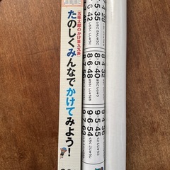 五味太郎のかけ算九九表　二枚
の画像