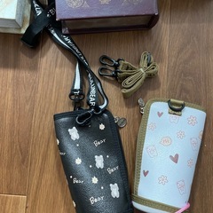 ペットボトルカバー　マスク入れ　ナップサック　ブック型ケースの画像