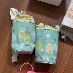 ペットボトルカバー　マスク入れ　ナップサック　ブック型ケースの画像