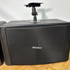 ◆SONY◆MU-S772K◆PAスピーカー★ソニー◆天吊り金具◆黒◆ペアスピーカー◆大型スピーカーの画像