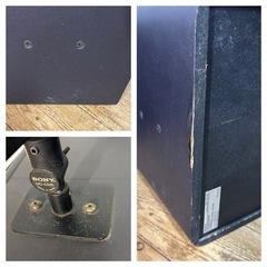 ◆SONY◆MU-S772K◆PAスピーカー★ソニー◆天吊り金具◆黒◆ペアスピーカー◆大型スピーカーの画像