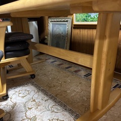 福岡市西区野方
美品ダイニングテーブルセット椅子6脚の画像