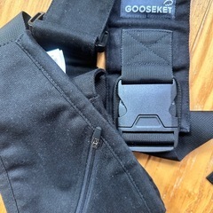 《美品》グスケット　抱っこひも　黒　の画像