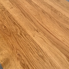 A648◇浅川家具◇ダイニング3点セット◇ハイタイプ◇オーク材◇幅130奥行70高さ93cmの画像