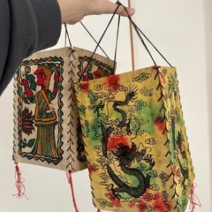 アジアン小物（ライトの傘にも）の画像