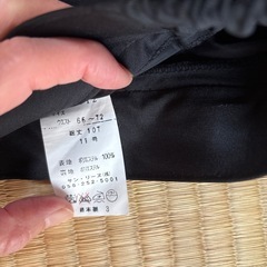 ブラックロングスカートの画像