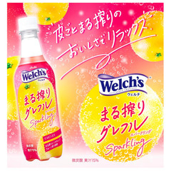 ウェルチ スパークリング グレープフルーツ 24本 ジュース 炭酸飲料の画像