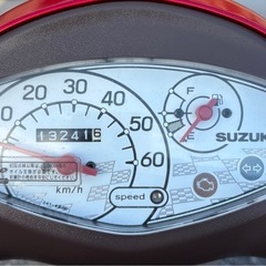1163.スズキ　レッツバスケット　高年式　原付　バイク　50cc 車体の画像