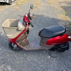 1163.スズキ　レッツバスケット　高年式　原付　バイク　50cc 車体の画像