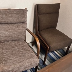  【ニトリ】ダイニングテーブル＆チェア4脚セット（引き取り限定・京都市内）の画像