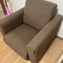 無印　1人がけソファーの画像