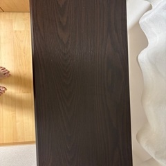 パソコンデスク/ブラウン/キャスター付/美品の画像