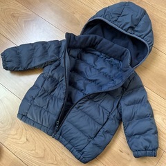 ■キッズユニクロダウン■ベスト■サイズ80■子供用アウター■の画像