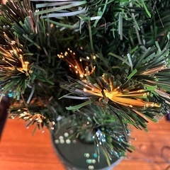 クリスマスツリー　ファイバーフラワータイプの画像