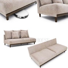 sheer 3人掛けソファ ファブリックの画像