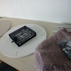 ※取引中/売約済***********未使用/新品　アウトレット特価　こたつ セット 円形 直径69 掛布団 ＋ こたつテーブル コタツ 炬燵 火燵 こたつ布団 コーデュロイ こたつセット 省スペース モダン 一人用 一人暮らしの画像