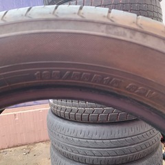185.55.15 ヨコハマタイヤ　4本エコス21年製　165.65.14 スタッドレスタイヤ付けますの画像