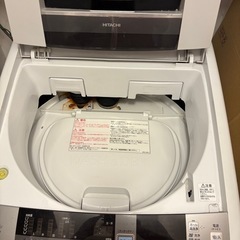 【急募11/27まで】　日立　乾燥機能付き洗濯機の画像