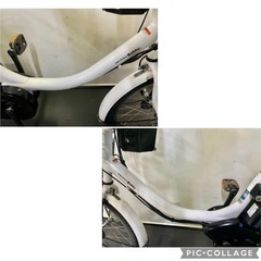 1年保証　送料無料　ヤマハ　パスバビー　20インチ　白色　電動アシスト自転車 g1115の画像