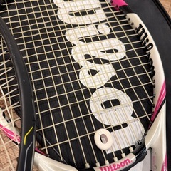 テニスラケット2個の画像