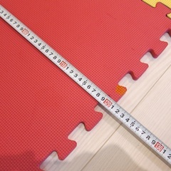 14ミリ厚のしっかりとしたジョイントマット　6枚並べたサイズは180センチ×120センチの画像