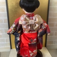 市松人形 久月 ケース付きの画像