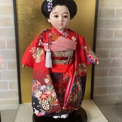 市松人形 久月 ケース付きの画像