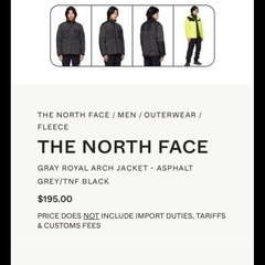 THE NORTH FACE フリース　ジャケットの画像