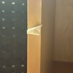 訳ありカラーボックス　テープ痕　ナチュラル色の画像