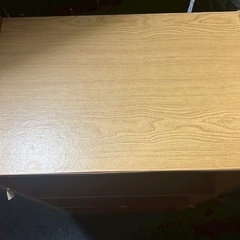 訳ありカラーボックス　テープ痕　ナチュラル色の画像