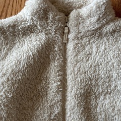 ユニクロ　フリース　サイズ110 ホワイトの画像