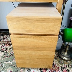 無印良品　木製デスクキャビネットセット　の画像