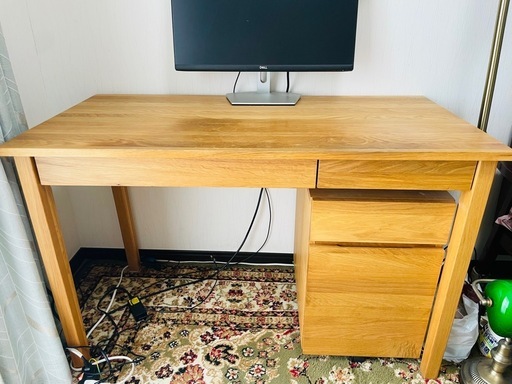 無印良品　木製デスクキャビネットセット