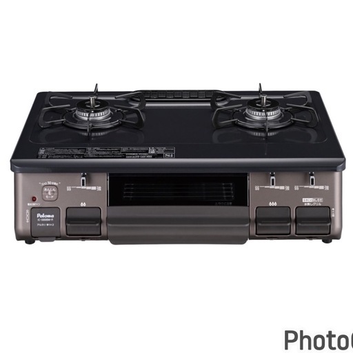 パロマ ガステーブルコンロ  プロパン専用　IC-S89BM-R(1108k)