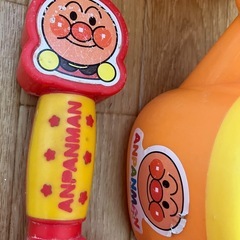 お話し中　子供　砂場遊び　アンパンマンの画像